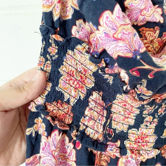 Old Navy Fit & Flare Sleeveless Halter Floral-Print Maxi Dress Size Large - Picture 8 of 14